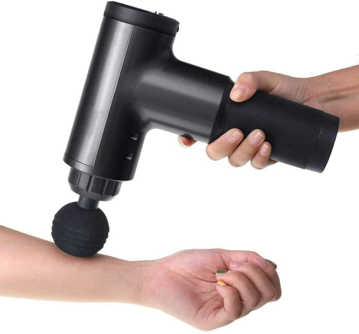 Massage Gun Deep Tissue Muscle Vibrating Relaxing + 4 Heads